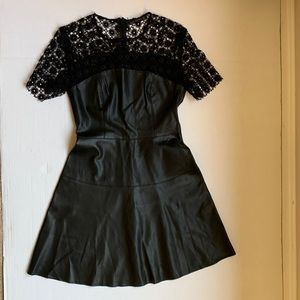 Zara leather dress size M